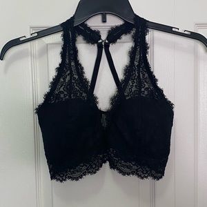 Aerie Eyelash Lace Padded Bralette 34DD